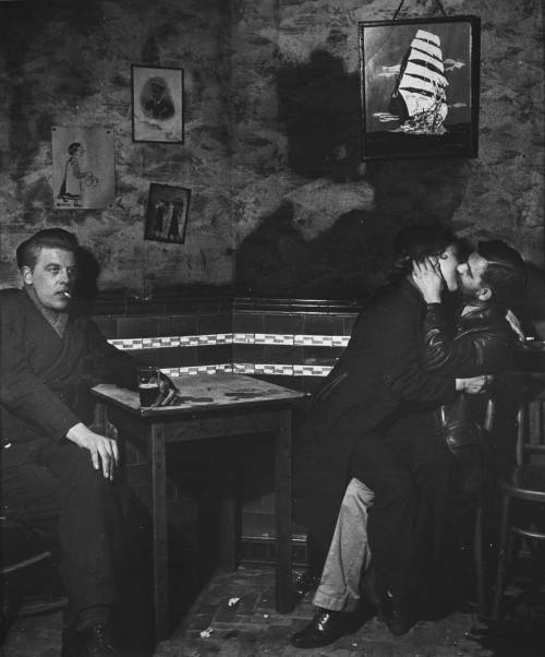 Bill Brandt - In the Public Bar, at Charlie Brown’s, Limehouse, c. 1942. Nudes & Noises  