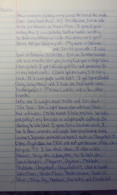 i found one of my journals from back when