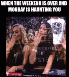 Cuando acaba el fin de semana y el lunes te espera...