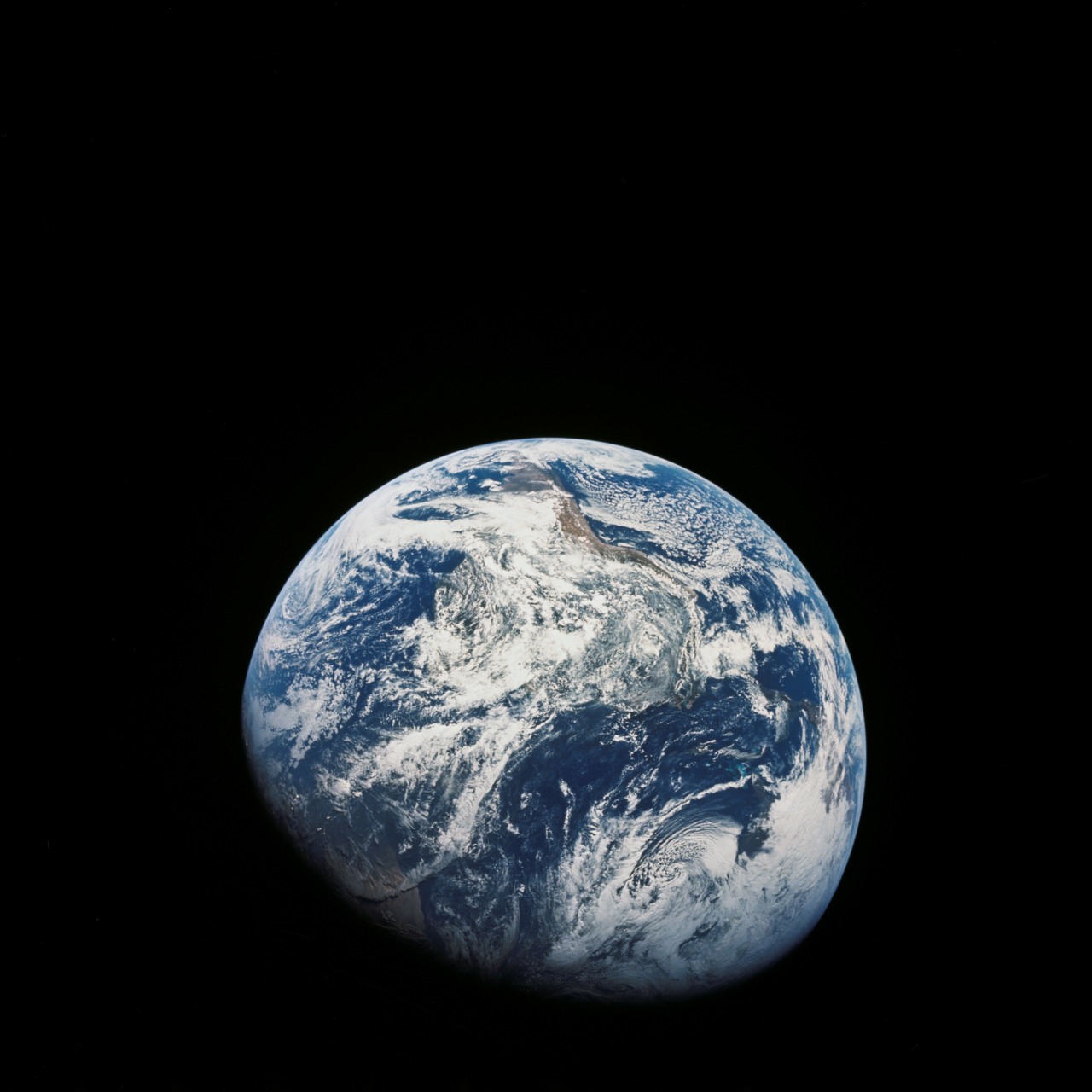humanoidhistory:  The planet Earth, December 1968, photographed during the Apollo