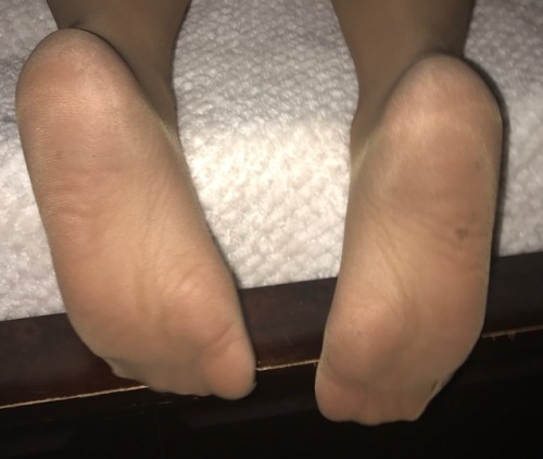 falcon69: I love my wifeys ass in suntan nylons Cheeky Flashing all day today We love to show her as