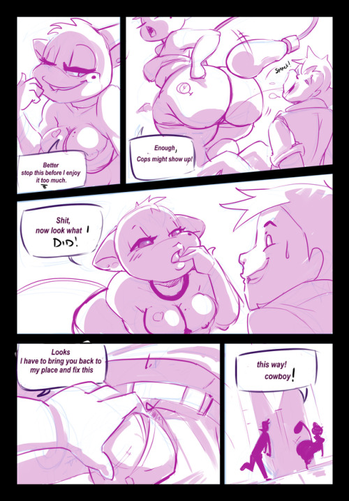 dingoringo30: And fix it! I feel very good about these now, especially that first panel on page 1. Once I get to inks and colors, I’ll be able to fix some things.  You can compare here: Original WIP TipJar  ;9