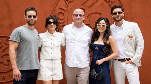 The Boys cast attending the French Open on May 22nd, 2022 (x)