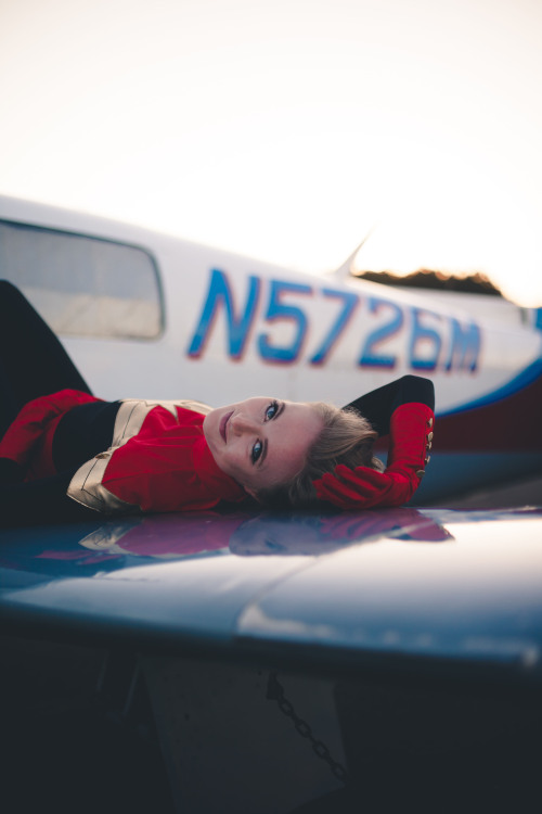 cheeseburgerdanvers:
“ Captain Marvel cosplay by Kit Cox
Photography by Miss Jee’s Photography
(aircraft by Citabria and Mooney and HUGE thanks to Wings of Carolina Flying club for letting me come be a superhero for an afternoon!)
”
Love everything...