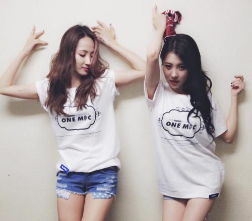 wonderfacts: 2014 JYP NATION &lt;ONE MIC&gt; Backstage #JYPNATION #ONEMIC #HATFELT #Sunmi