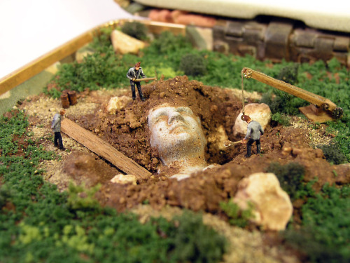 gregorygrozos:One of my latest works: ‘The Dig’, part of a new body of work I am developing, to be e