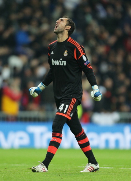 Diego celebrating Cristiano&rsquo;s goal