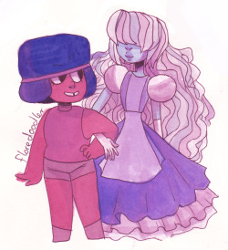 floredoodler:  SU watercolor doodles ;v;