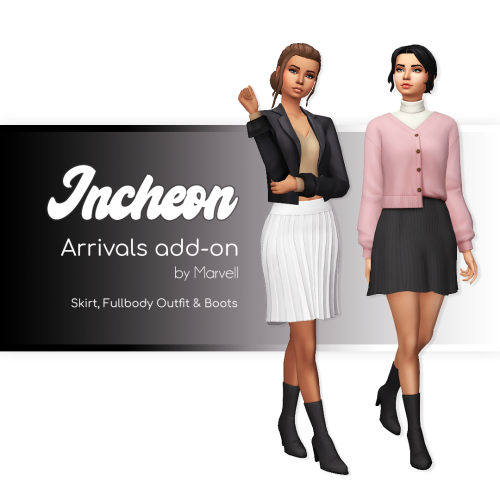 marvell-world: Incheon Arrivals add-on BGCComes in original EA swatches.Custom ThumbnailFemale Teen