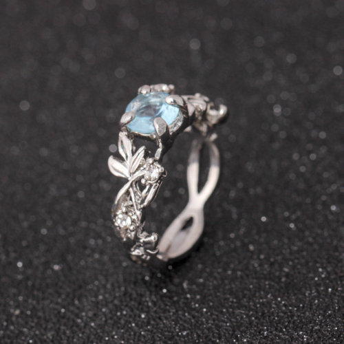 keendazebeard:Vintage Finger Ring Starry Gem Leaves Flower Butterfly Knuckle Rings Set Fashion Jewel
