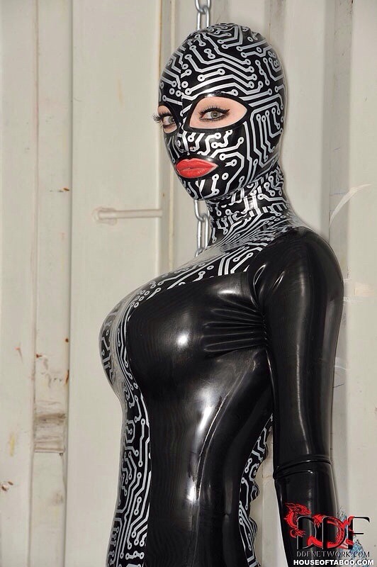 Latex fashion model