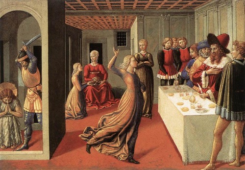 benozzo-gozzoli: The Dance of Salome, 1462, Benozzo GozzoliMedium: panel,tempera