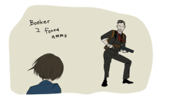 wheatley-blogs:  elayesildogan:  Pure logic  Jeez, learn to catch, Booker…[deviantart] 