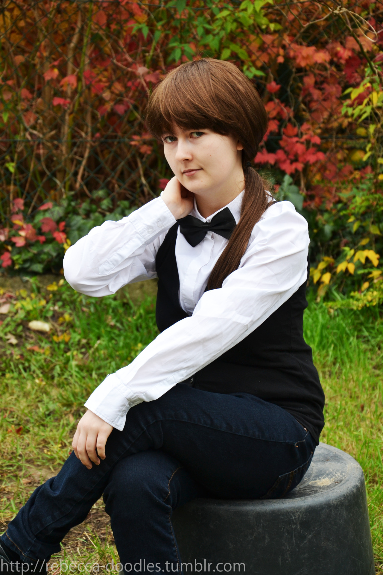 nsfwbutts:  rebecca-doodles:  My Mafia au Frisk cosplay is done!   