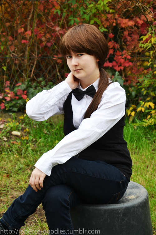 nsfwbutts:  rebecca-doodles:  My Mafia au Frisk cosplay is done!   