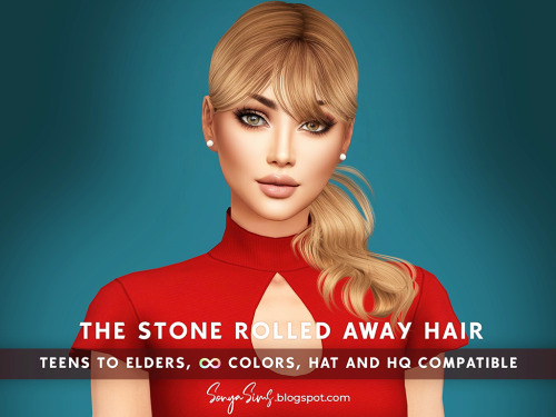 sonyasimscc:DOWNLOAD (CURRENT WEEK)♠ The First Cause Hair *PATREON*♠ The Stone Rolled 