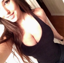 angievaronafans:  Angie in black tanktop