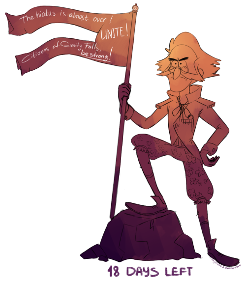 gravityfallscountdown:In my country is almost 4:00 a.m., so yeah, why not. Quick sketch with the mos