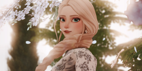  Elsa in modern hanbok.