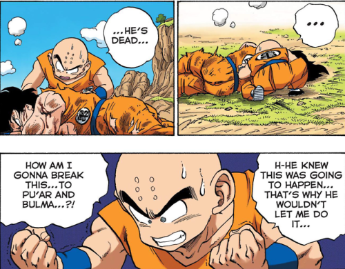 dragon-ball-meta:theultradork:Also a friendly reminder that Krillin’s always struggled with a lack o