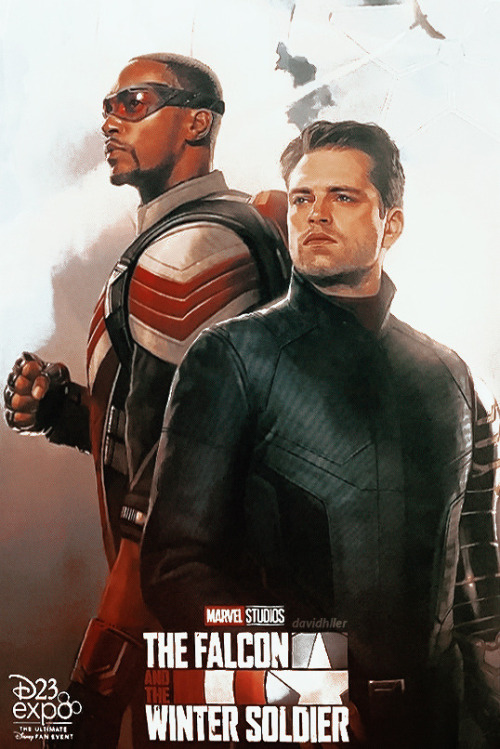 serumsteve: Official poster for THE FALCON AND THE WINTER SOLDIER at D23 (2019)