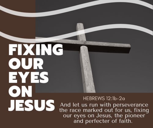 Fix your eyes on Jesus!For more daily reflection, verse and encouragement, you may follow us. You ca