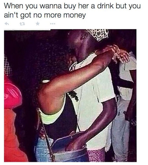 pr1nceshawn:  What it’s like to be broke… 