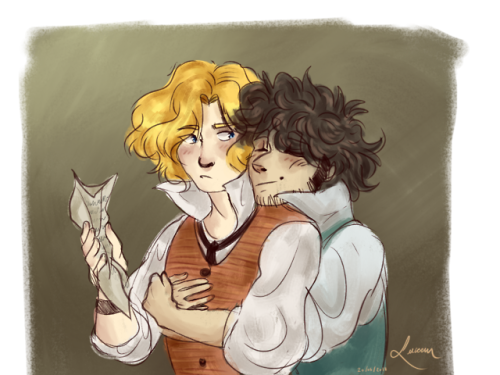 Affectionate GrantaireEnjolras secretly loves it 