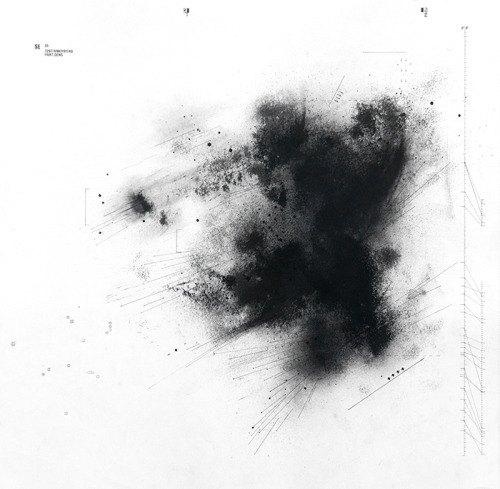 MAPPING NOTHINGNESSSE 35/ density of nothingness59,2cm x 59,2cmink, pigment, chalk, graphite, letras