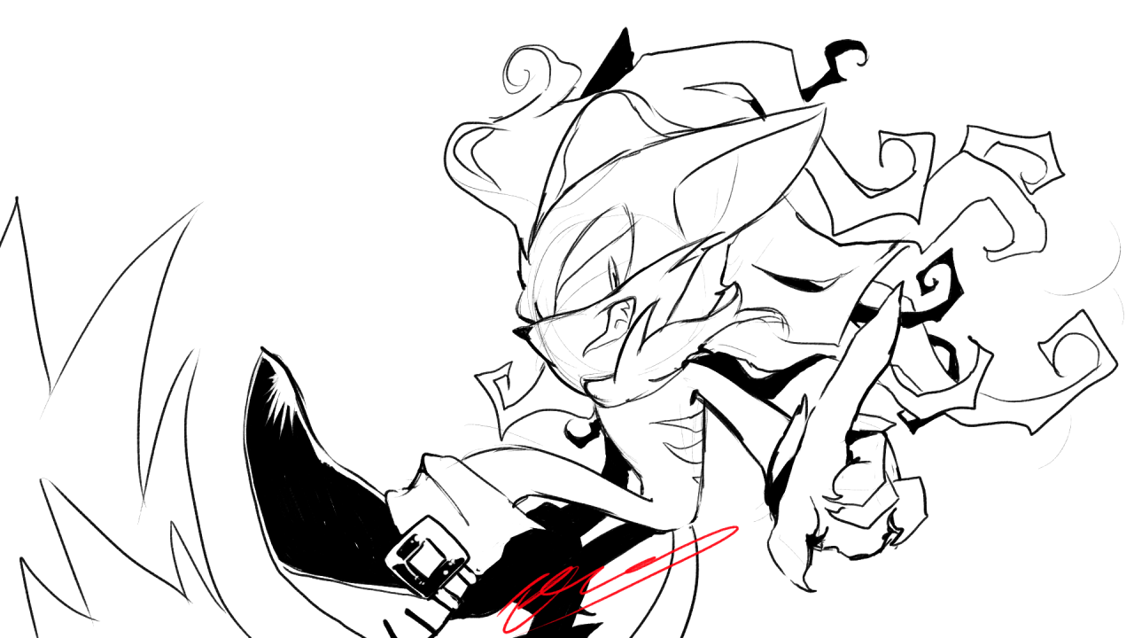 Oh Wait What S This Can You Draw Infinite Being A Hero Wearing Sonic