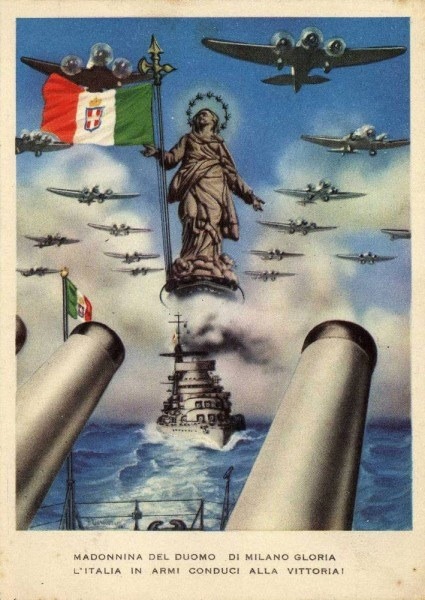vfreie:viktor-sbor:A Second World War propaganda poster for the Italian Navy.“Italian Glory in Arms 
