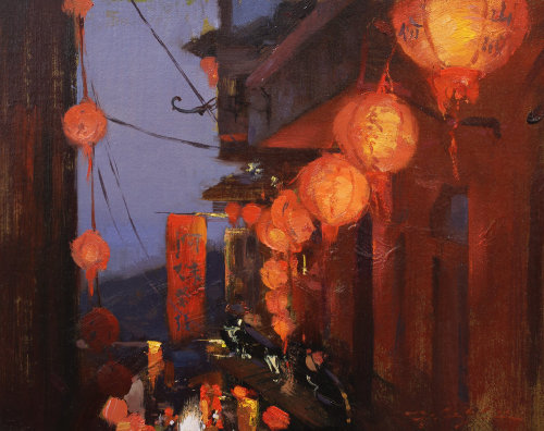 Hsin-Yao Tseng aka 姚辛耀 (Taiwanese-American, b. 1986, Taipei, Taiwan, based CA, USA) - 1: Lantern Lig
