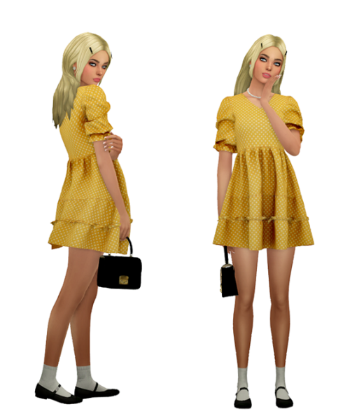 TS4 Girly Outfits Lookbook Skin 1, 2, 3 / Tina Hair / Eyebrows / Eyes / Nosemask Clothing - Fullbody