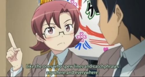 Oreimo, dropping truth bombs.
