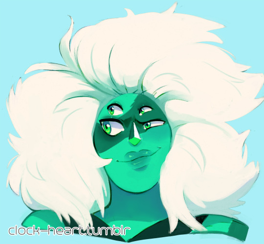 clock-heart:  malachite for a commission!