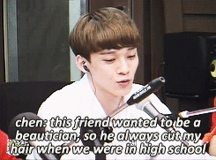 oh-luhans:  reason behind predebut jongdae: high school friend park youngho 
