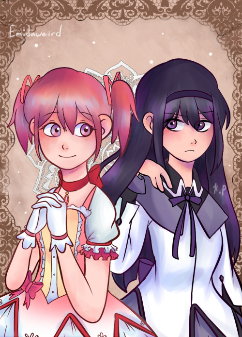 [The Goddess and The Devil]Have some fanart of godly lesbians :3