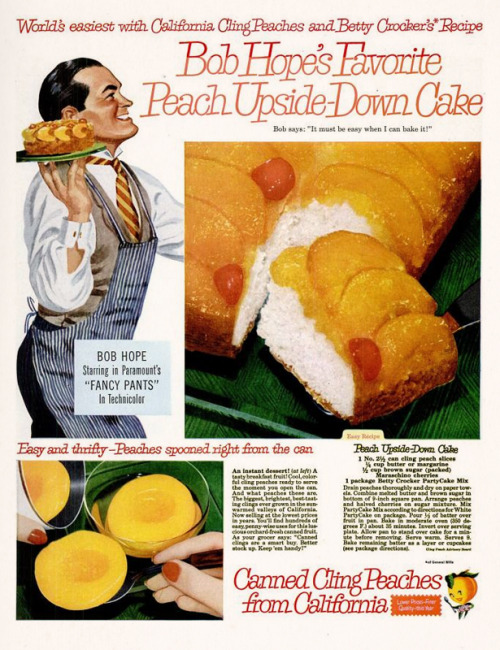Bob Hope for Canned Peaches, 1950