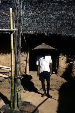 shopcoletteclayton:  A man wearing okpu ngwo raffia hat, Mgbom village.(1960) Source:Ottenberg, Simon..courtesy of Tj Bello. 