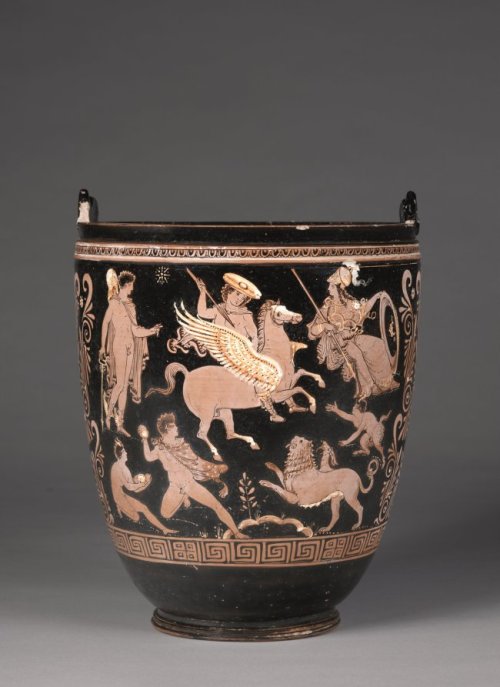 cma-greek-roman-art:Apulian Situla, c. 350 BC, Cleveland Museum of Art: Greek and Roman ArtThis comp