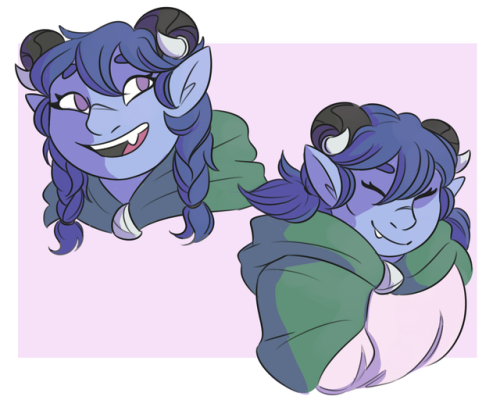 voidfizh:decadesparrow:thinkin’ about jester…. in pigtails…… with flowers