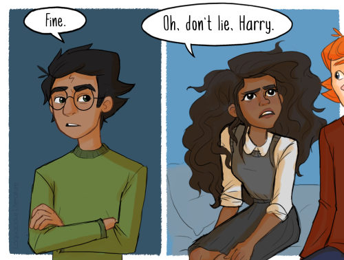loquaciousliterature:Ginny giving Harry sass brings me much happiness. Happy End of 2019, friends! H