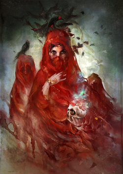 sixpenceee: “Death” by Te Hu (Digital,