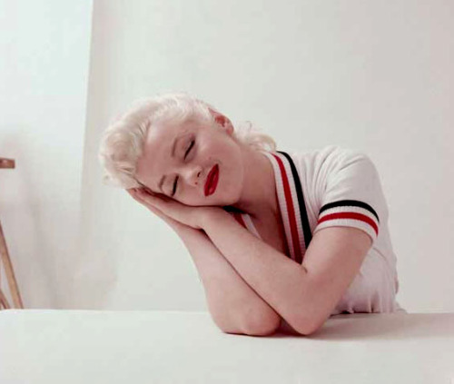 Marilyn Monroe photographed by Milton Greene, 1955.