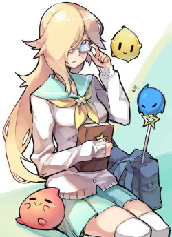 nintendocafe:  Art inspired by Rosalina Created