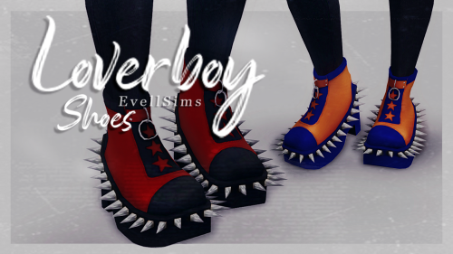 Loverboy Shoes✩ 20 Swatches, HQ compatible✩ Feminine frame (not disabled for opposite), Teen - Elder✩ 2,5k poly, new mesh, proper LOD’s✩ Custom normal, specular & shadow map-Please notify me if there’s any problems with it!✩  Read my TOU’s  ✩DOWNLOAD (Patreon; free!)☽✩☾ Feel free to tag me if you use, I’d love to see! ♥ #s4#s4cc#ts4#ts4cc#the sims#sims 4#simblr#cc finds#custom content#download#cas#my cc#evellsims#s4 shoes