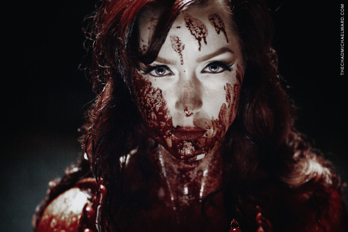 chadmichaelward:  Bloody girls are bloody. Photographer:  Chad Michael Ward  |  Models:  Charmaine Lewis, Sierra Santana, Cathy Zukimoto, Lauren Michelle Blood by Austyn Cuccia (Aoril 2014)