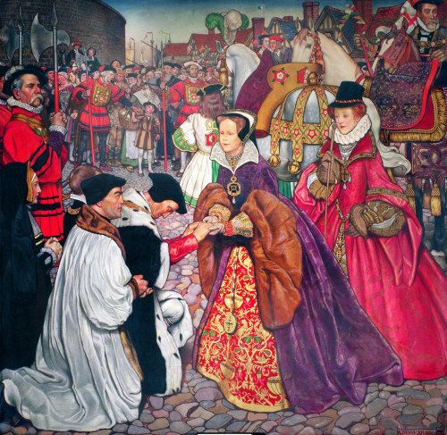 The Entrance of Mary I with Princess Elizabeth into London, 1553 by Halloween HJB flic.kr/p/