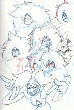 slhonesketch:  Some more rough Jasper. Do you guys mind if I just flood this tumblr with sketches or just want some more refined stuff only?“Repetition is the path to mastery.” - Glenn Vilppu, President of the Art Committee of Earth, UC 0123