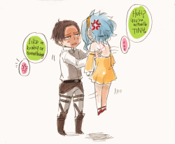 rboz:  rboz:  Levi and Levy  I canât even begin to explain whyâ¦ Just wanted to draw this and get it off my mind, sorry not. 